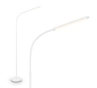 Lampada da terra a LED Brilo Mura Touchdim orientabile bianca 135,2xØ 21 cm Bianco