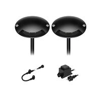 Lampada da terra a LED BUNDA 1 luce extrapiatta per esterni Alluminio