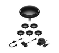 Lampada da terra a LED BUNDA 1 luce extrapiatta per esterni Alluminio