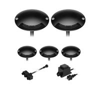 Lampada da terra a LED BUNDA 1 luce extrapiatta per esterni Alluminio