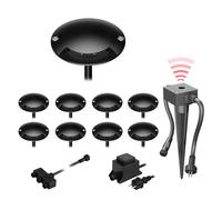 Lampada da terra a LED BUNDA a 1 luce con sensore crepuscolare per esterni