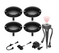 Lampada da terra a LED BUNDA a 1 luce con sensore crepuscolare per esterni