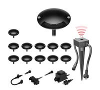 Lampada da terra a LED BUNDA a 1 luce con sensore crepuscolare per esterni