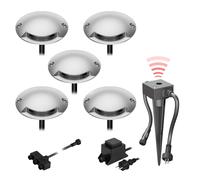 Lampada da terra a LED Bunda a 1 luce con sensore crepuscolare per esterno