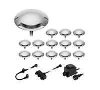 Lampada da terra a LED Bunda a 1 luce per esterni bianco caldo 14s