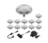 Lampada da terra a LED Bunda a 2 luci per esterni bianco caldo 12s