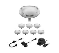 Lampada da terra a LED Bunda a 4 fiamme per esterni bianco caldo 8 unità