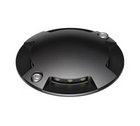 Lampada da terra a LED BUNDA per esterni IP67 a 4 luci nera rotonda