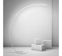 Lampada da terra a LED dimmerabile, lampada da terra ad arco, lampada da terra ad arco per lettura con telecomando, lampada alta moderna, lampada per illuminazione ambientale per soggiorno, ufficio, c