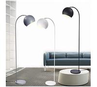 Lampada da terra a LED dimmerabile per camera da letto e soggiorno - Lampada da terra moderna per studio bar e lettura - Decorazione per la casa in nero h - Design versatile per qualsiasi spazio