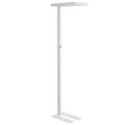 Lampada da terra a LED in metallo bianco con interruttore 197 cm Taurus