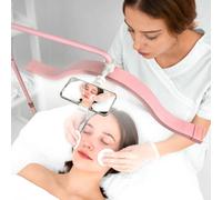 Lampada da terra a LED per extension ciglia, luminosità e altezza regolabili, design pieghevole per tatuatori, tecnici delle unghie ed estetiste