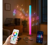 Lampada da terra a piantana Smart 5W opaca RGB con telecomando M mimotec