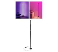 Lampada da Terra Ad Angolo RGB, Lampada da Terra Che Cambia Colore LED Sincronizzazione Musicale 1000 modalità Dimmerabili, Lampada da Terra Alimentata Tramite USB con