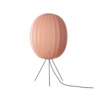 Lampada da Terra Alta/ovale Made By Hand in Maglia Ø65 Corallo