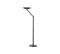 Lampada da terra articolata Varialux - a led - base diametro 30 cm - altezza 175/186 cm - 22W - nero - Unilux