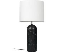 Lampada da Terra Bassa GUBI Gravity XL Nero/ Bianco