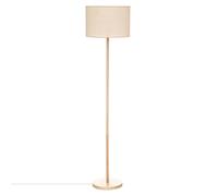 Lampada da terra beige "Della" in pino H149,5cm