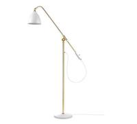 Lampada da terra Bestlite BL4 Bianco Opaco/ Ottone