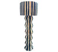 Lampada Da Terra Boho Tulum Beige E Nera 160Cm