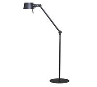 Lampada da Terra Bolt con Un Braccio, Colore Nero Fumé.
