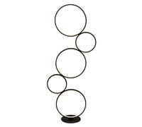Lampada da terra Cirque 5Lt Ring - Metallo nero