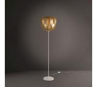 Lampada Da Terra Con Base 1 Luce Queen In Polilux Oro D60 Made In Italy [EEK: A++]