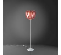 Lampada Da Terra Con Base 1 Luce Queen Polilux Rosa Metallico D60 Made In Italy [EEK: A++]