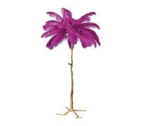 Lampada da Terra con Piume, Lampada da Terra con Piume di Struzzo Lampadine E14, Lampada da Terra Decorativa con Piume Colorate Design Moderno Lampada in Resina Luci Decorative, per Cucina, Soggiorno