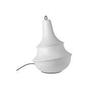 Lampada da terra da esterno Karman Lady D, altezza 66 cm, bianco, vetroresina Karman