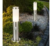 Lampada Da Terra Da Giardino IP44 Con Sensore Di Movimento Set Di 2