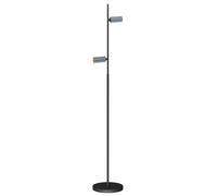 Lampada da Terra Decor Double F2 Nero/ Alluminio