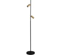 Lampada da Terra Decor Double F2 Nero/ Ottone