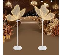 Lampada da terra di nozze, luce regolabile di altezza LED per la | Lampada da terra a LED a forma di farfalla creativa con altezza regolabile per incantevoli decorazioni per matrimoni e feste
