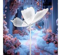 Lampada da terra di nozze, luce regolabile di altezza LED per la | Lampada da terra a LED a forma di farfalla creativa con altezza regolabile per incantevoli decorazioni per matrimoni e feste