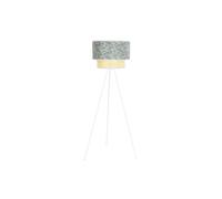 Lampada da Terra DKD Home Decor Metallo Poliestere Bianco Verde 220 V 50 W [4