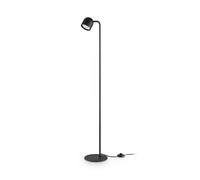 DODO LAMPADA DA TERRA NERA 1 LUCE ATTACCO GX53 LAMPADINA INCLUSA ORIENTABILE