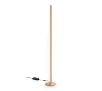 Lampada Da Terra Dorica LED 50W Luce Calda Rame Altezza 190 cm Ideal Lux