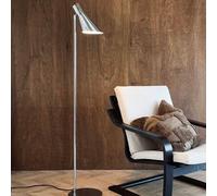 Lampada da terra Dyberg Larsen DL12, cromata, altezza 139 cm, metallo Dyberg Larsen