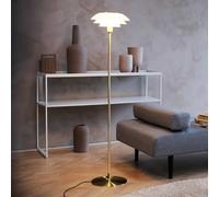 Lampada da terra Dyberg Larsen DL31, color ottone, altezza 133 cm Dyberg Larsen