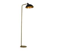 Lampada da Terra Dyberg Larsen Futura Opaco Nero/Oro/ Ottone