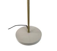 Lampada da terra Dyberg Larsen Sleep, marrone, altezza 165 cm, acciaio Dyberg Larsen