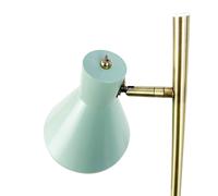 Lampada da terra Dyberg Larsen Sleep, verde menta, altezza 165 cm, acciaio Dyberg Larsen