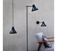 Lampada da terra Dyberg Larsen Tokyo, nero, altezza 155 cm, metallo Dyberg Larsen