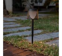 Lampada Da Terra E Tavolo Greta 5 In 1 Newgarden Regolabile Con Picchetto Nero