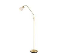 Lampada da terra 'Elaina' colore Oro, in Metallo ad es. Soggiorno & Sala da pranzo (1 luce, E14) di Lindby | lampada da terra