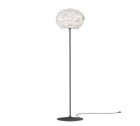 Lampada da Terra Eos Media Bianco con Base Nero