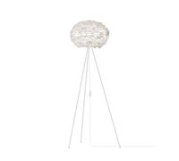 Lampada da Terra Eos Treppiede Media Bianco con Gambe Bianco