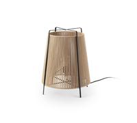 Lampada da Terra Esterni AKANE Beige/Nero Opaco