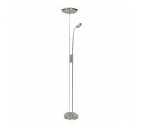 Lampada da terra Fabrilamp Antares 20W 7W LED 4000K Nichel dimmerabile